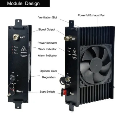 Greetwin 400W DDS 蜂窝信号干扰器 20-2700MHz VHF 遥控行李干扰器