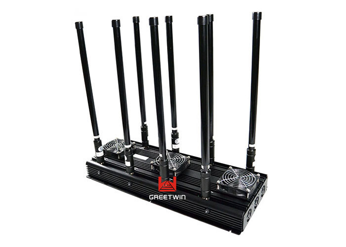 160M可调便携式WiFi信号屏蔽器700MHz-5800MHz带7个散热风扇