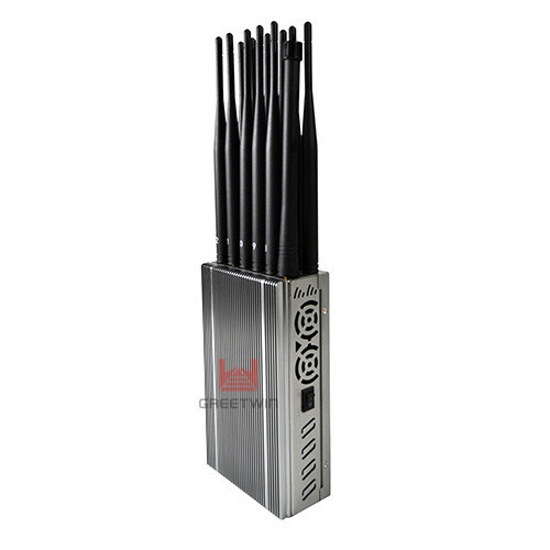 12通道手机信号屏蔽器3G/4G/WiFi 2.4G/5.8G散热系统