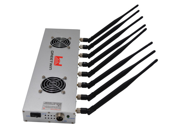 8 天线 LTE800 GSM900 3G2100 会议室手机信号干扰装置