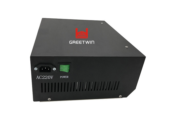 80W 大功率四频段手机信号屏蔽器，带 20 至 100m 干扰表