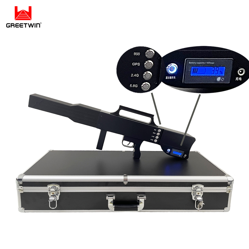 GPS 2.4G 5.8G 频率反无人机系统干扰器