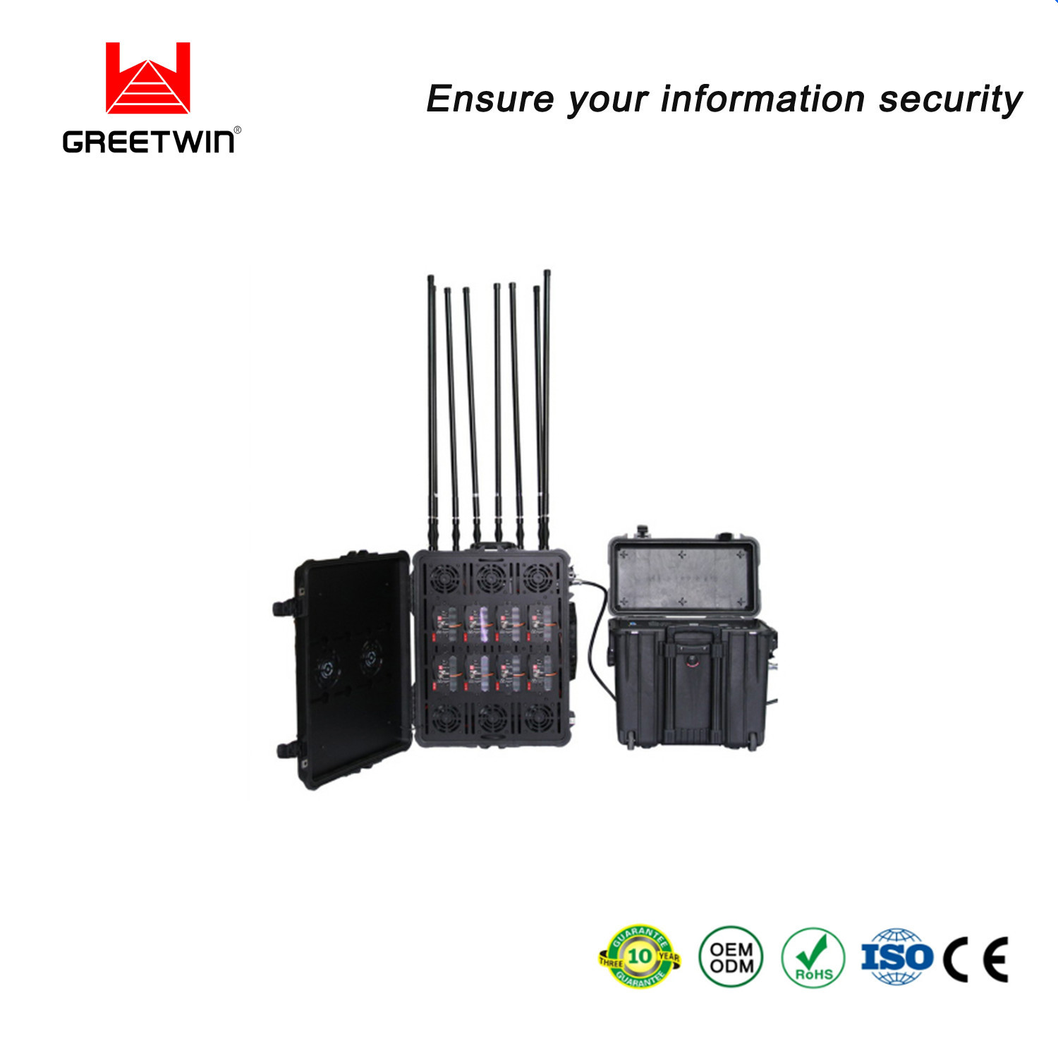 5G 720w 手机信号屏蔽器 ISO9001 50AH LiFePo4 军用干扰屏蔽器