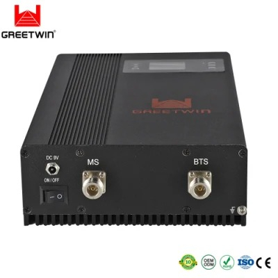23dBm 信号中继器 Egsm900 Dcs1800 LTE2600 手机 B8 B3 B7 信号增强器带 LCD 显示屏