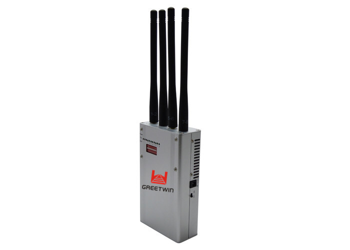 手持式数字信号干扰器块 GPS Glonass 4G 带 2.5dBi 全向天线