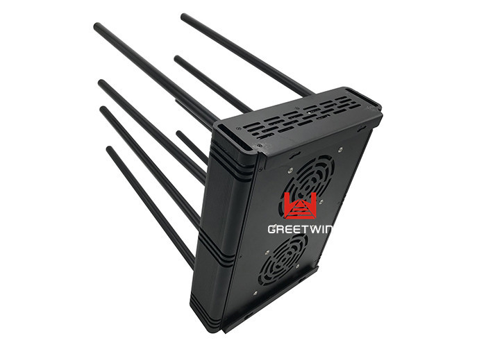 8 天线台式 GSM DCS 3G 4G WIFI 手机信号屏蔽器套装，适用于欧洲
