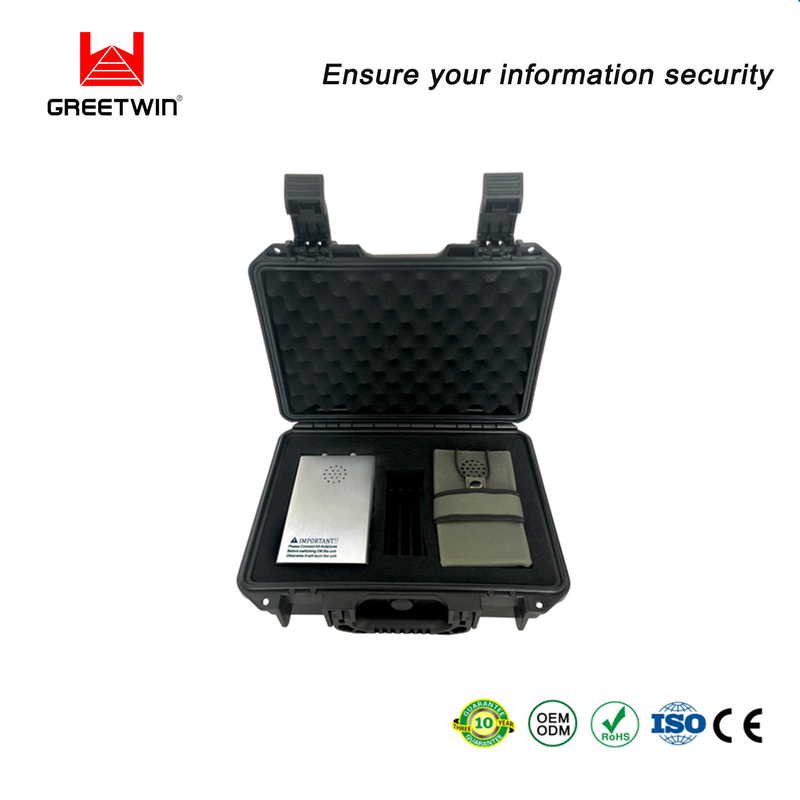 WiFi 蓝牙 20W GPS 信号干扰器 4 通道 50m 无线