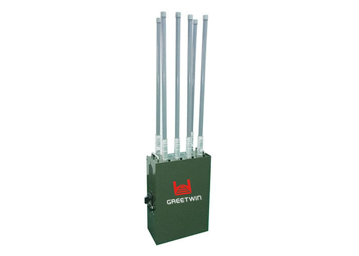 6 波段 LED 面板无人机干扰器 WIFI 2.4G 5.8G Glonass Blocker 机场