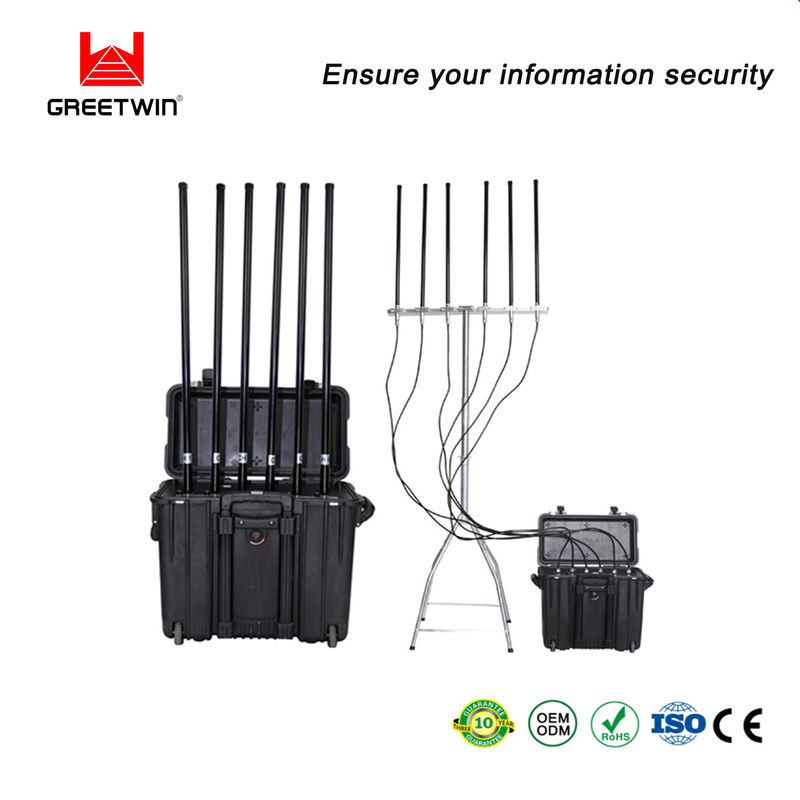 90w 20AH LiFePO4 便携式信号屏蔽器定向天线 2 小时 14dBi