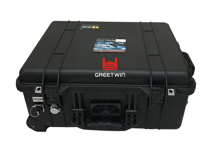 3G 4G WiFi 大功率手机干扰器 60W 6 波段射频射频