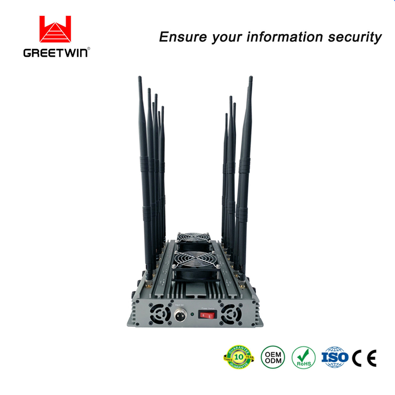 5G 60m VHF UHF Wifi GPS Blocker 干扰手机 2g 3g 4g 5g Lojack