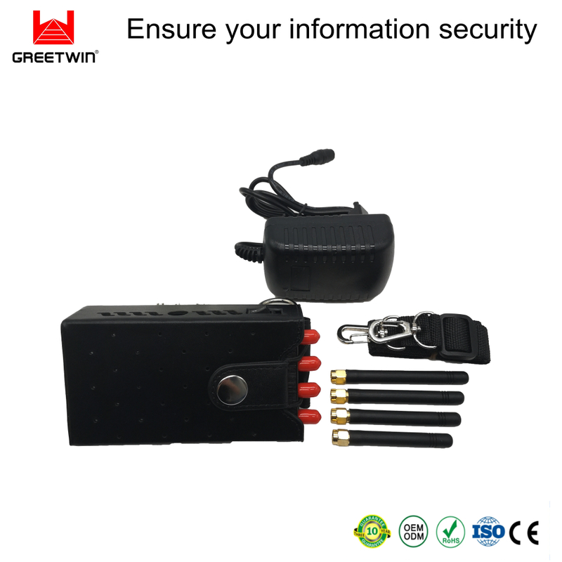 2G 3G 4G 2W 4 天线 2000mA/H Gps 信号屏蔽器