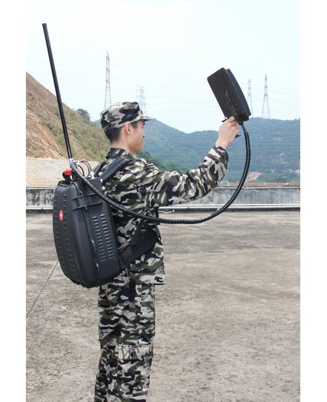 遥控 2.4G 5.8G 2km 背负无人机无人机干扰器