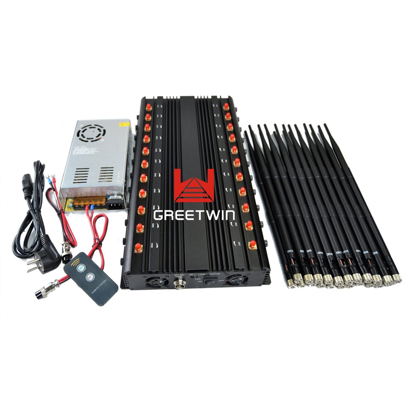 40m 45W 3G 4G 5g WiFi GPS GSM RF Lojack 信号屏蔽器