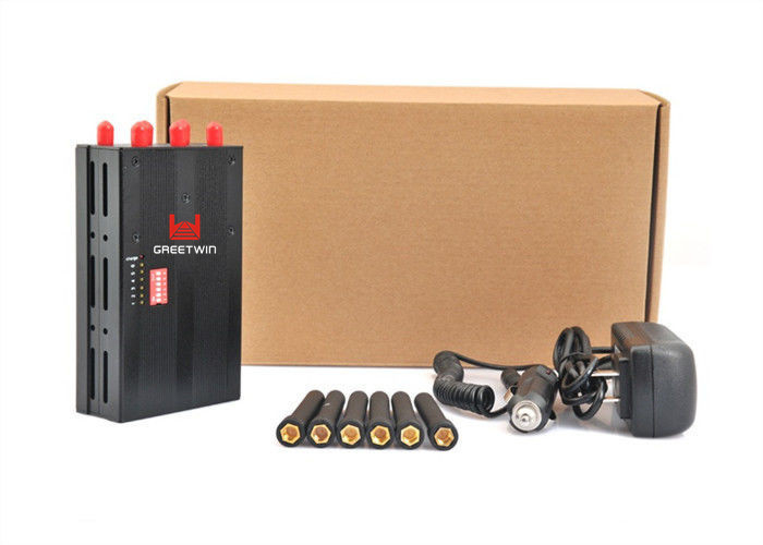 手持式 3G 4G 手机干扰器/便携式手机 GPS 干扰器金属外壳