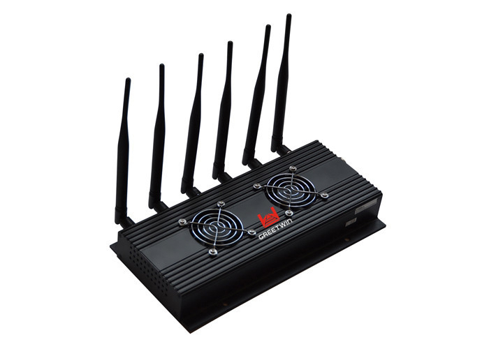 LTE2600 MHz WIFI 手机干扰器/WIFI 信号屏蔽器，带 6 根天线