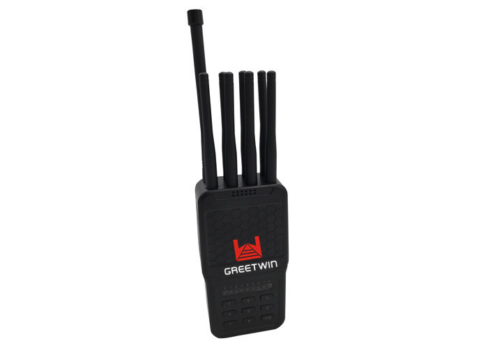 手持式手机干扰器，便携式 GPS Wifi 信号干扰器反跟踪