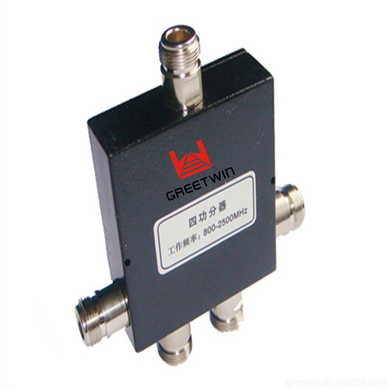 三频中继器移动 GSM DCS 中继器 WCDMA 与 4 路分配器