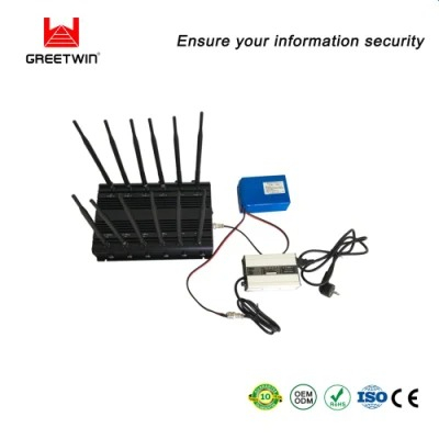 Greetwin 桌面信号干扰器 12 天线 34W 5g WiFi GPS 10-40 米 