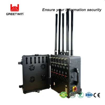 Greetwin 400W DDS 蜂窝信号干扰器 20-2700MHz VHF 遥控行李干扰器