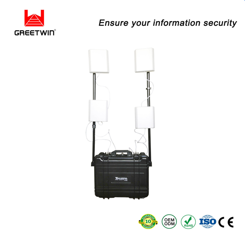 GPS AC240V 80W VHF UHF 信号阻断器 ISO9001 4G 电话信号屏蔽器