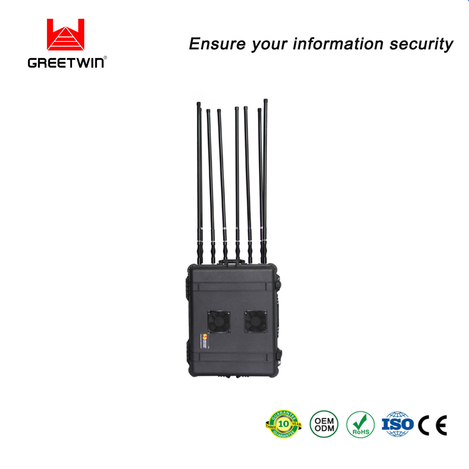 5G 720w 手机信号屏蔽器 ISO9001 50AH LiFePo4 军用干扰屏蔽器
