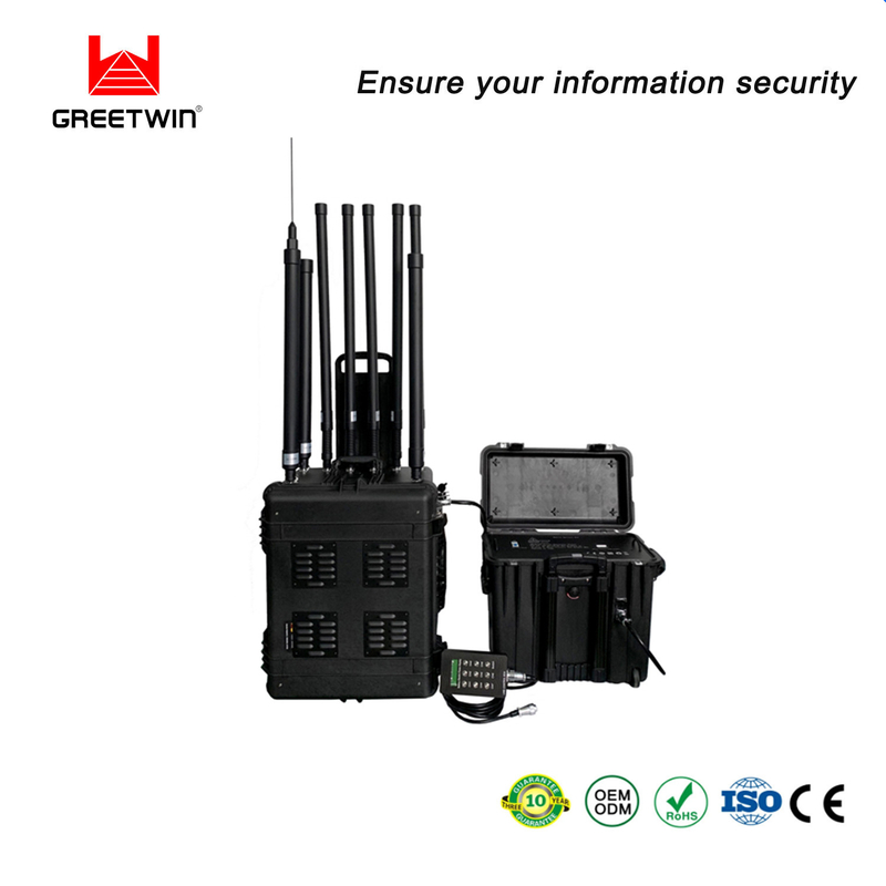 433MHz 7dBi DDS 车载炸弹干扰器 360W Signal Cell Signal Jammer