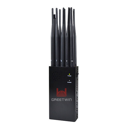 内置冷却风扇信号干扰器 10 通道便携式 Lojack GPS WiFi 5.8G