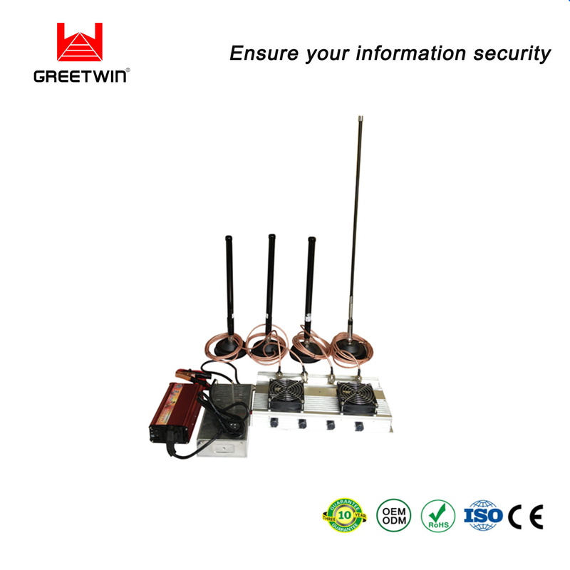 4 频段 80w Wifi GPS 4G 桌面干扰器手机 150m