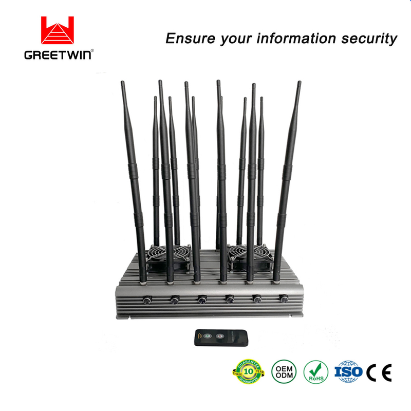 5G 60m VHF UHF Wifi GPS Blocker 干扰手机 2g 3g 4g 5g Lojack