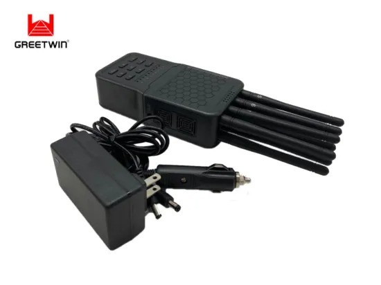 便携式 3G 4G 5g GPS 手机信号屏蔽器 8000mAh