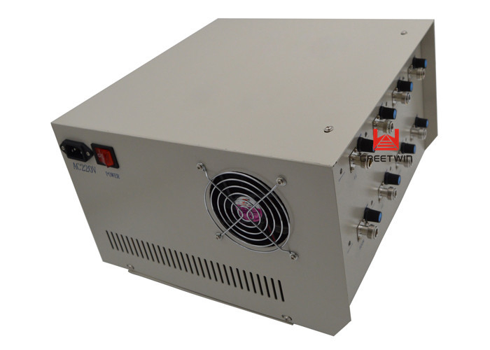8 波段 160W 可调节远程手机 WiFi 信号屏蔽器，适用于博物馆