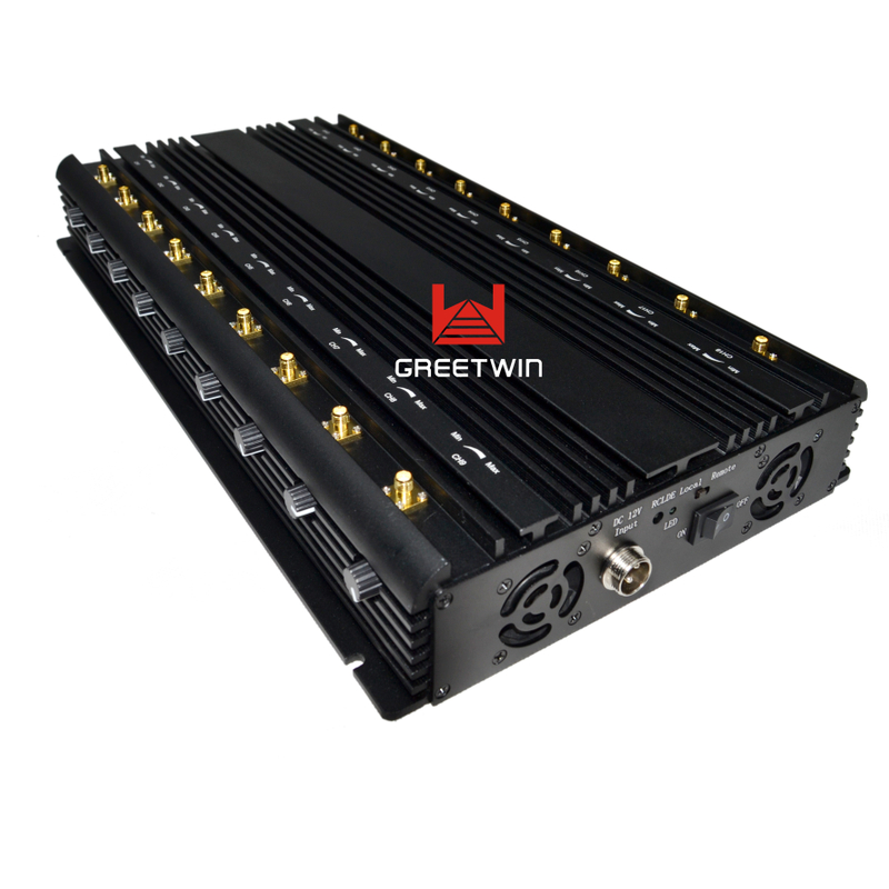 18 天线手机网络干扰器 2G 3G 4G Wifi 5.2G /5.8G/ GPS 干扰器