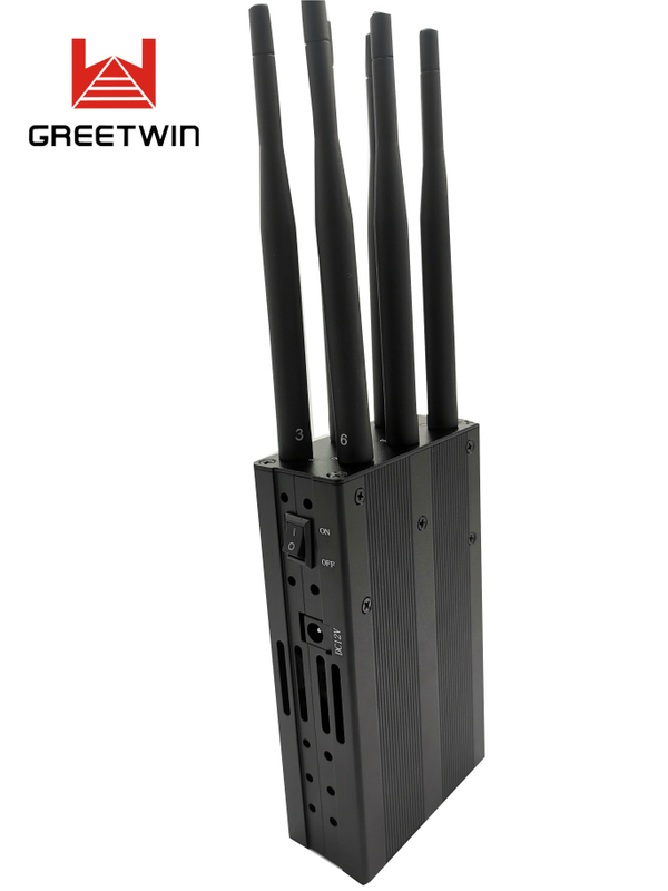 LTE 700MHz LTE2300MHz LTE2600MHz 6 频段便携式 3G 4G 手机信号屏蔽器