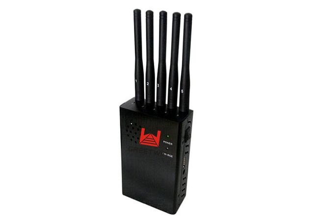 4G 便携式信号屏蔽器 3G 4G 手机频率阻断器带冷却风扇