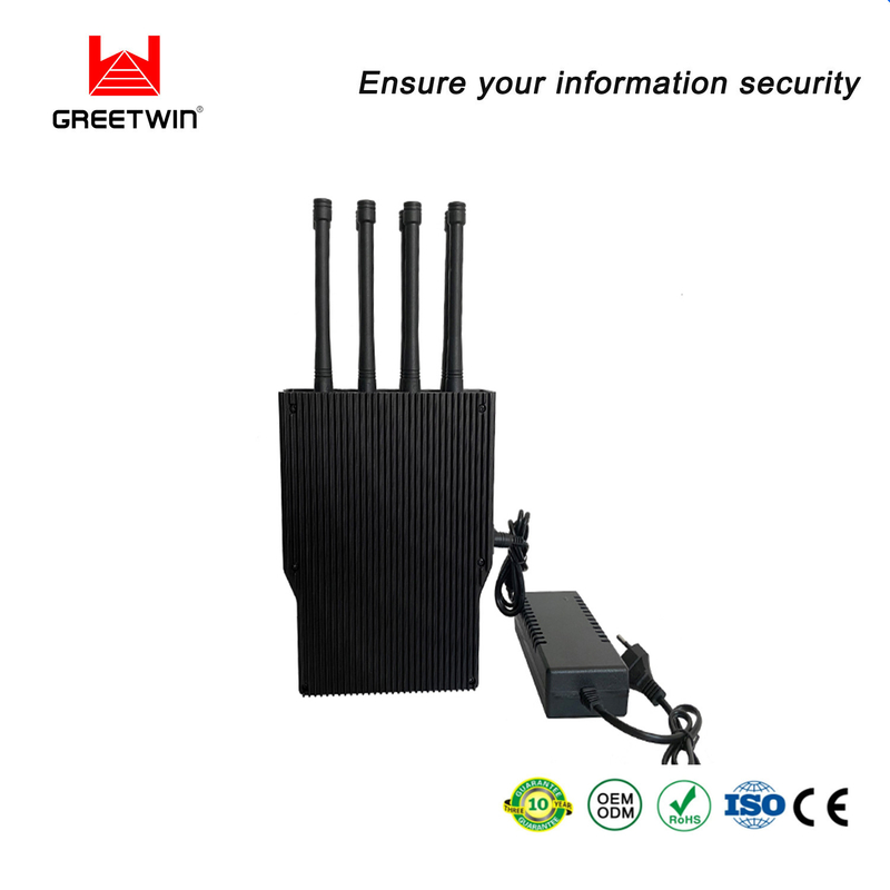 8 天线 CDMA GSM 手持信号屏蔽器 3G 4G 信号隔离器 10W