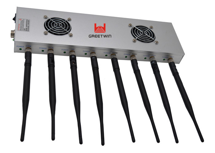 8 天线 LTE800 GSM900 3G2100 会议室手机信号干扰装置