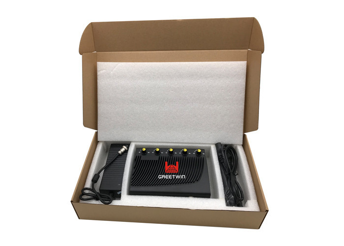 DC 5V 桌面便携式手机 Wifi 干扰器，12 瓦可调节 2.4G GPS 信号干扰器