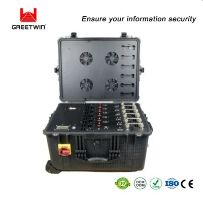 Greetwin 400W DDS 蜂窝信号干扰器 20-2700MHz VHF 遥控行李干扰器