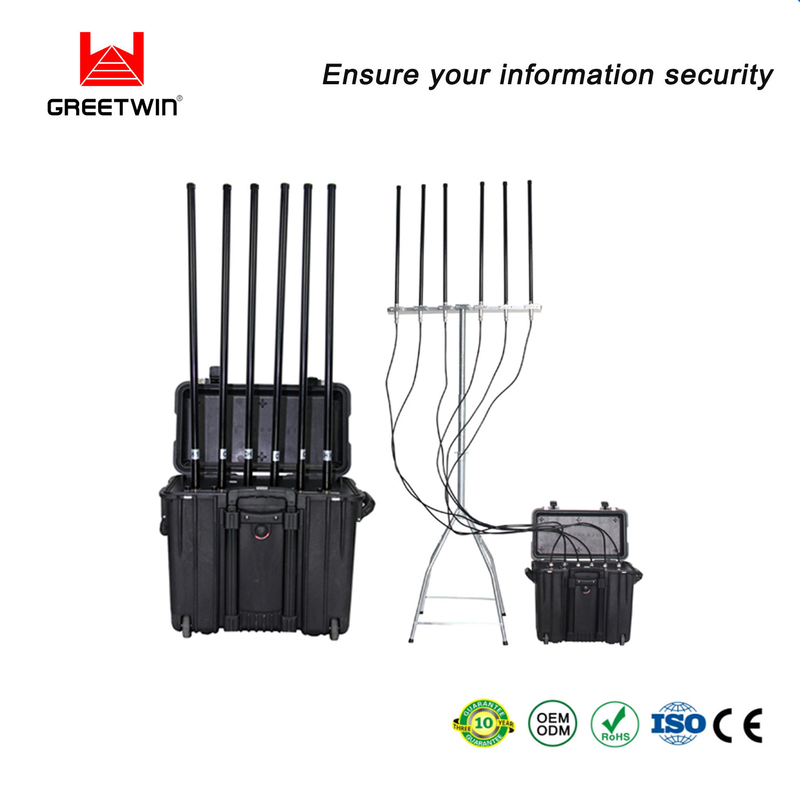 5dBi 天线 WIFI LOJACK 手机干扰器 175W 桌面 WiFi 干扰器