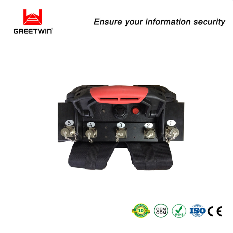 130W VHF UHF GPS 信号屏蔽器 850MHz 手机信号屏蔽器