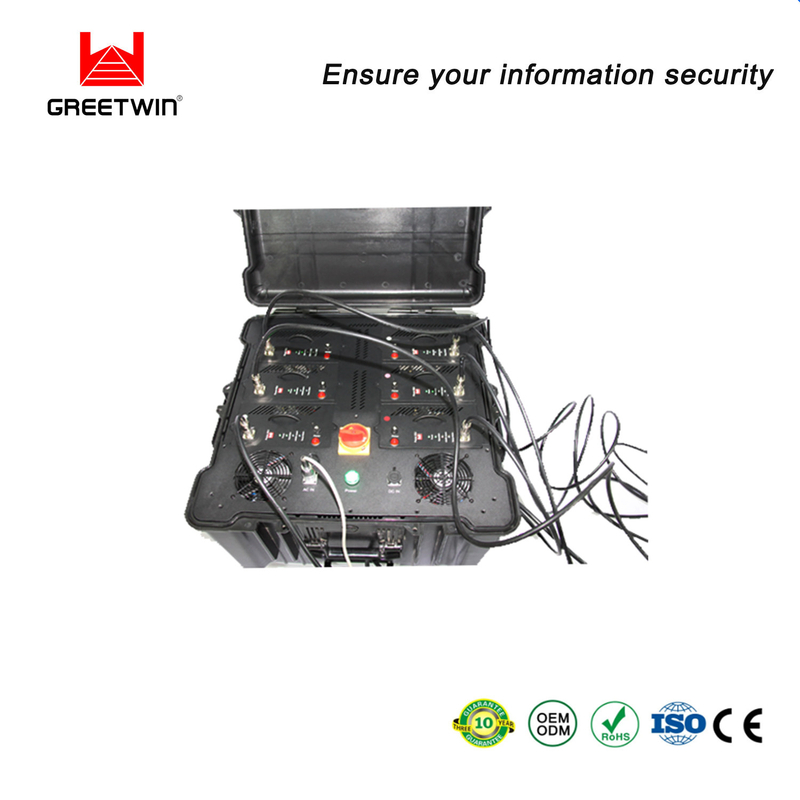 50AH 1000m 560W 军用信号屏蔽器 可调输出功率 ISO9001