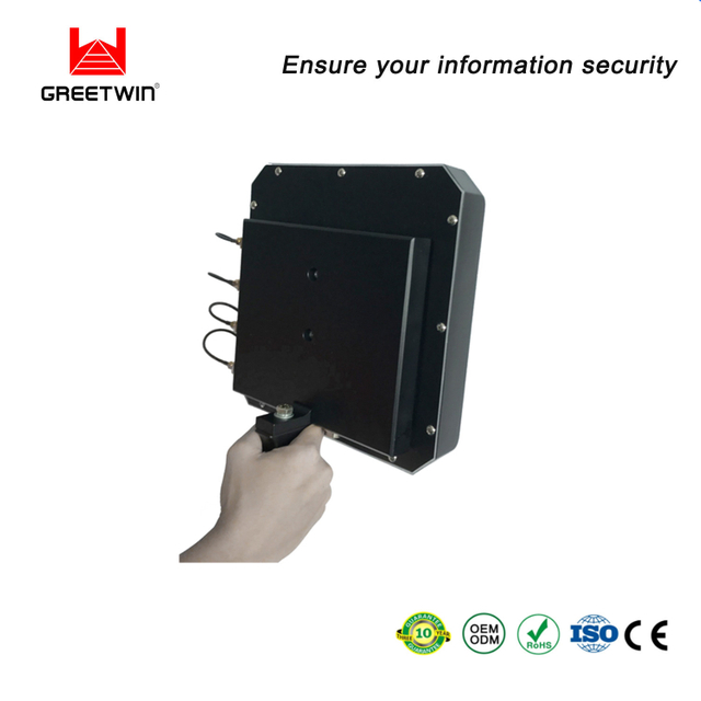 28W GPS WiFi 3G 4G 无人机信号干扰器 Lojack 4 频段