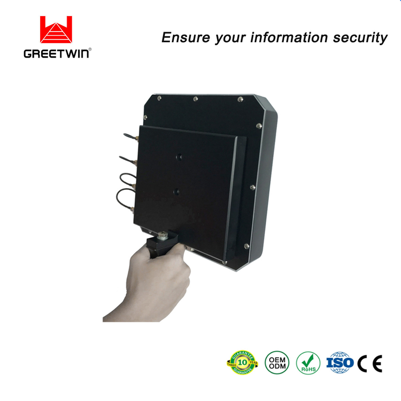 28W GPS WiFi 3G 4G 无人机信号干扰器 Lojack 4 频段
