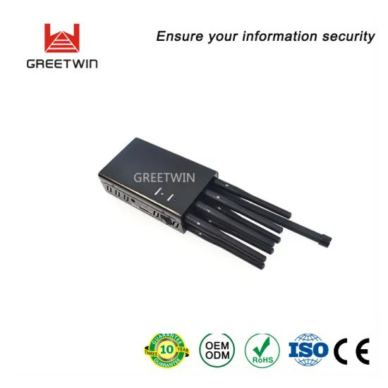 4W 8 天线 3G 4G 20m 500mw 手机信号屏蔽器