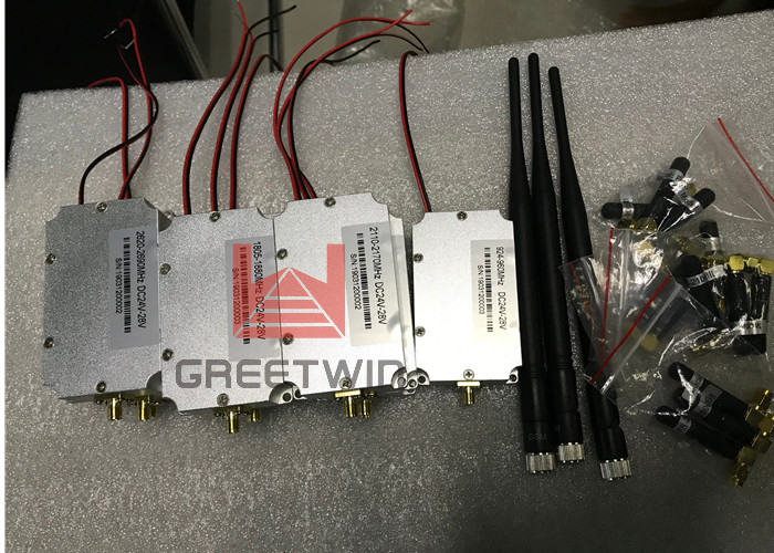 5W GPS GLONASS Galileo WIFI GSM UHF 干扰器模块设备阻止手机信号干扰器模块
