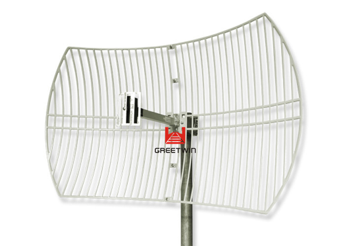 垂直移动信号中继器 2.4 Ghz 24dBi 网格抛物面天线 3G