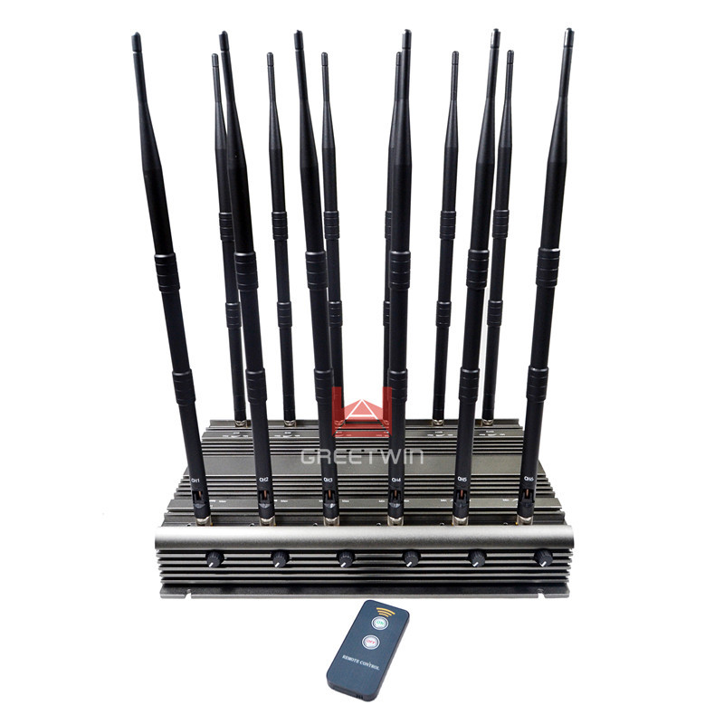 12路WIFI5.8G，UHF/VHF LOJACK 干扰距离60m 信号干扰器