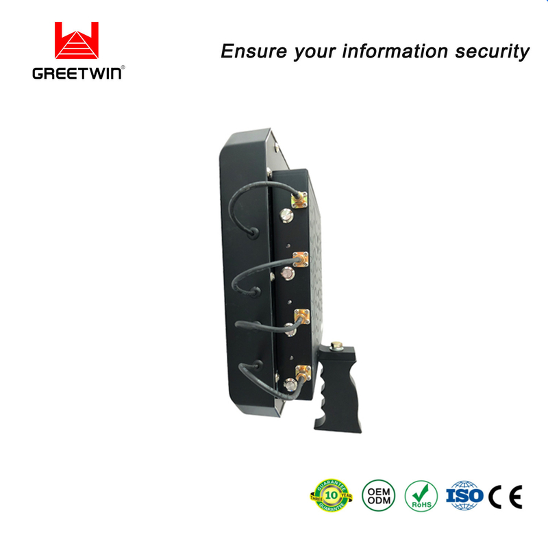 28W GPS WiFi 3G 4G 无人机信号干扰器 Lojack 4 频段