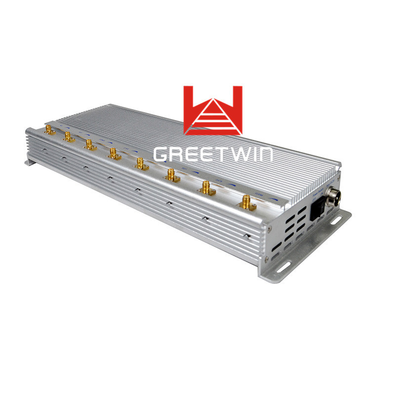 台式手机信号干扰器 VHF UHF GPS 4G LTE 3G 信号 8 波段